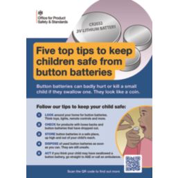 GP Batteries CR2032 3V Coin Cell Lithium Batteries 4 Pack