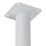 Essentials Furniture Leg White 100mm