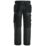 Snickers 6251 Stretch Trousers Black 38" W 32" L