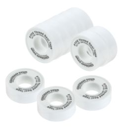 PTFE Tapes for Water 12m x 12mm 10 Pack