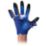 Showa 306 Gloves Blue/Black X Large