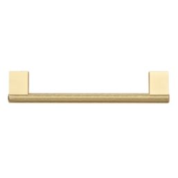 Elite Knobs & Handles Kensington Knurled D Handle Brushed Brass 169mm