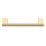 Elite Knobs & Handles Kensington Knurled D Handle Brushed Brass 169mm