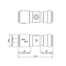 Flomasta Isolating Valve 15mm