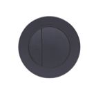 Dual-Flush Round Flushing Button Black