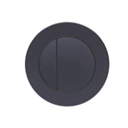 Dual-Flush Round Flushing Button Black