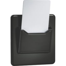 Knightsbridge  32A Key Card Switch Anthracite with Black Inserts