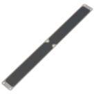 FENCEMATE  Black Aluminium Anti-Slip Plate 635mm x 62.5mm x 1.5mm