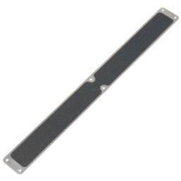 FENCEMATE  Black Aluminium Anti-Slip Plate 635mm x 62.5mm x 1.5mm