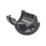 FloPlast MiniFlo uPVC 135° Half Round Gutter Angle Black 76mm
