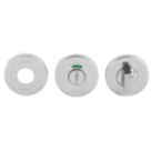 Eurospec  Standard WC Thumbturn Set Polished Stainless Steel 52mm
