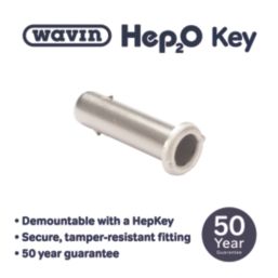 Hep2O Smartsleeve Stainless Steel Push-Fit Pipe Inserts 10mm 10 Pack