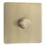 LAP  1-Gang 2-Way LED Dimmer Switch  Antique Brass with Colour-Matched Inserts