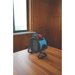 Erbauer  2500W Electric Portable PTC Workshop Heater Blue/Black