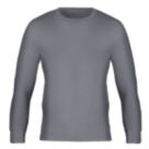 Workforce WFU2600 Long Sleeve Thermal T-Shirt Base Grey 2X Large 48-50" Chest