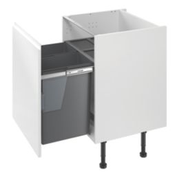 Essentials Vigote Pull-Out Bin Anthracite 92Ltr