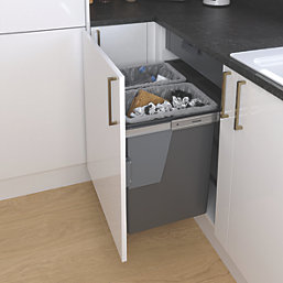 Vigote Pull-Out Bin Anthracite 92Ltr