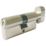 Smith & Locke  6-Pin Cylinder Thumbturn Lock 40-40 (80mm) Satin Nickel