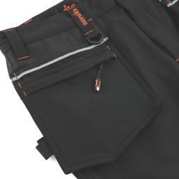 Scruffs Tansen Tech Work Trousers Black 30" W 32" L