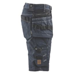 Blaklader Denim Stretch Shorts Navy/Black 32" W