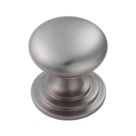 Fingertip Design Victorian Mushroom Cupboard Knob  Satin Stainless Steel 32mm