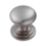 Fingertip Design Victorian Mushroom Cupboard Knob  Satin Stainless Steel 32mm