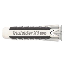 Friulsider X1 Evo Nylon Wall Plugs 8mm x 40mm 100 Pack