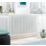 Acova 600mm x 628mm 2701BTU White Horizontal 3 Column Radiator