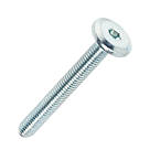 Bright Zinc-Plated Steel Joint Connector Bolts BZP M6 x 45mm 50 Pack
