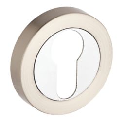 Smith & Locke  Euro Escutcheon (Single) Chrome / Brushed Nickel 50mm