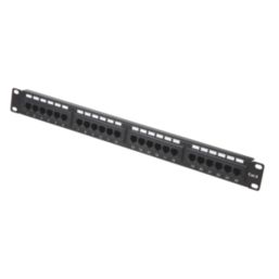 Labgear Cat 6 1U 24 Port RJ45 Patch Panel UTP 1.96"