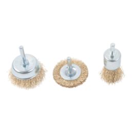 Titan  Straight Shank Wire Brushes 3 Piece Set