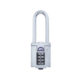 Squire Vulcan Combi 40/2.5 Water-Resistant Long Shackle Combination  Padlock Blue 40mm