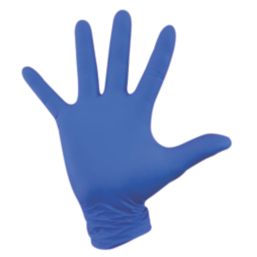 Site  Nitrile Powder-Free Disposable Gloves Blue Medium 50 Pack