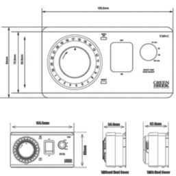 Greenbrook T109-SCR  Analogue Dual Tariff Boost Timer