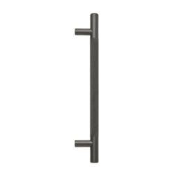 Elite Knobs & Handles Kensington Knurled T Bar Handle Matt Black 213mm