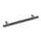 Elite Knobs & Handles Kensington Knurled T Bar Handle Matt Black 213mm