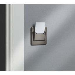 Knightsbridge  32A Key Card Switch Black Nickel with Black Inserts