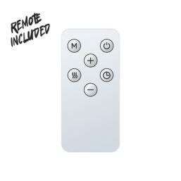 TCP  2000W Electric Wall-Mounted Vertical Fan Heater White