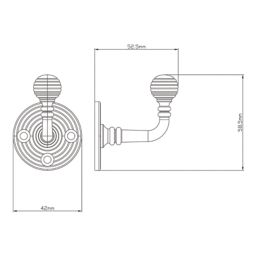 Essentials Hook Silver 58mm
