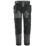 Snickers 6902 Stretch Work Trousers Steel Grey 38" W 30" L