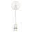 Hager 624SEL212/6 6" Pendant Set (Short Skirt) B22 White 75"