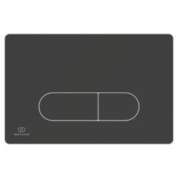 Ideal Standard Oleas P1 Dual-Flush Pneumatic Flushing Plate Silk Black