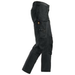 Snickers 6271 Full Stretch Work Trousers Black 36" W 32" L