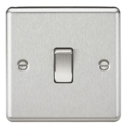 Knightsbridge  20A 1-Gang DP Control Switch Brushed Chrome