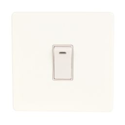 Varilight  20AX 1-Gang DP Control Switch Ice White with Neon with White Inserts