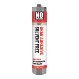 No Nonsense  Solvent-Free Multi-Purpose Adhesive Buff 310ml