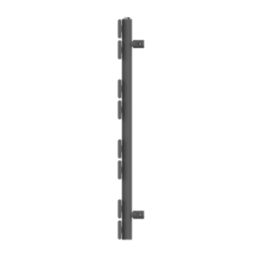 Flomasta Cantilever 800mm x 400mm 1017BTU Anthracite Vertical Designer Radiator
