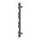 Flomasta Cantilever 800mm x 400mm 1017BTU Anthracite Vertical Designer Radiator