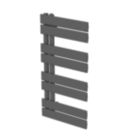 Flomasta Cantilever 800mm x 400mm 1017BTU Anthracite Vertical Designer Radiator